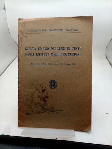 Scelta uso dei libri di - ed,